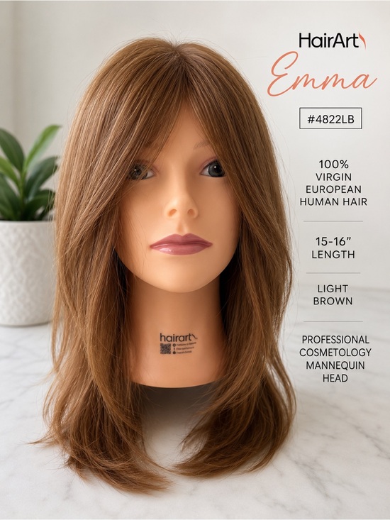 Other - HairArt Emma #4822LB 100% Virgin European Human Hair Mannequin Head
